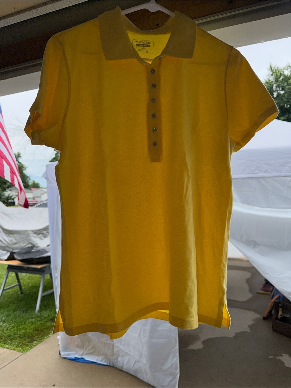 EUC ST. JOHNS BAY WOMENS LARGE & XL BUNDLE OF 8 SHORT SLEEVE POLO’S - Picture 2 of 9